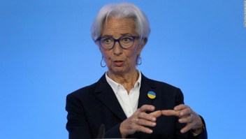 Christine Lagarde, presidente del Banco Central Europeo, anunció una suba en la tasa de interés, la primera en 11 años