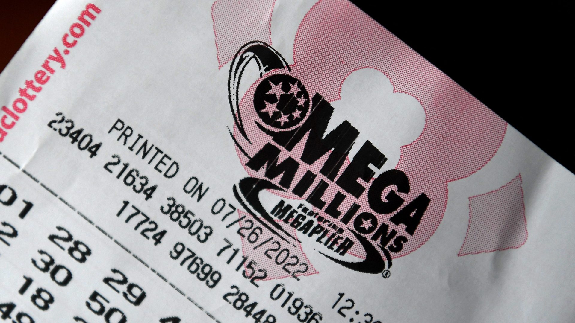 The $1,280 Mega Millions winning ticket was sold in Illinois