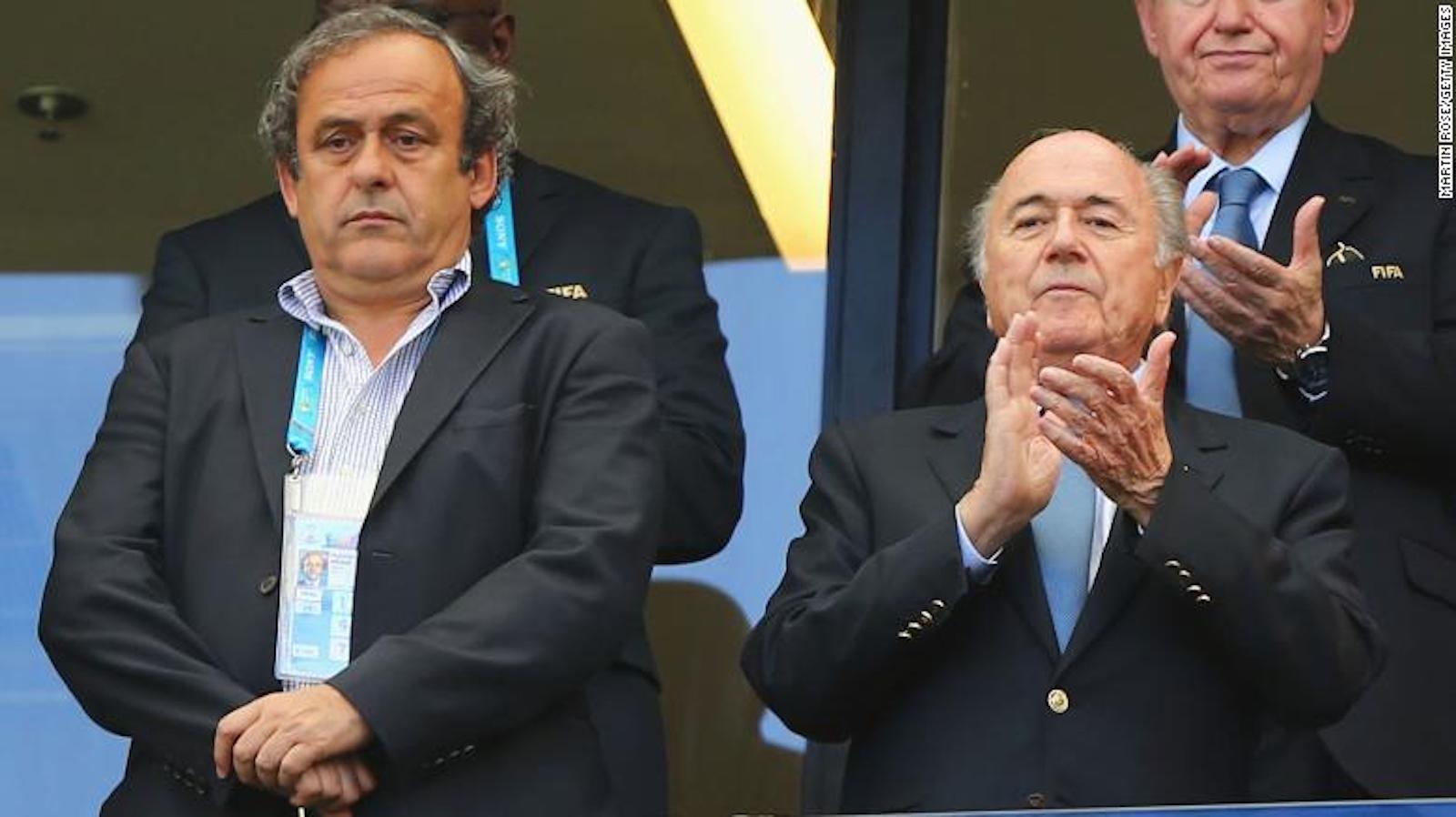 Platini Blatter FIFA