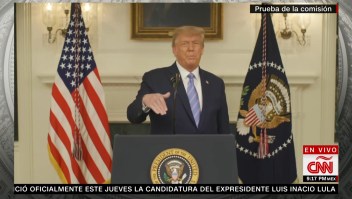 "No quiero decir que las elecciones terminaron": detrás de escena del discurso de Trump un día después del 6 de enero