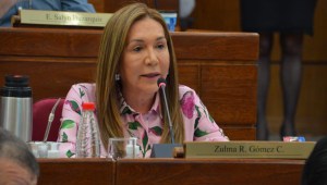 Zulma Gómez, senadora de Paraguay, quien fue encontrada sin vida el domingo 31 de julio de 2022.
