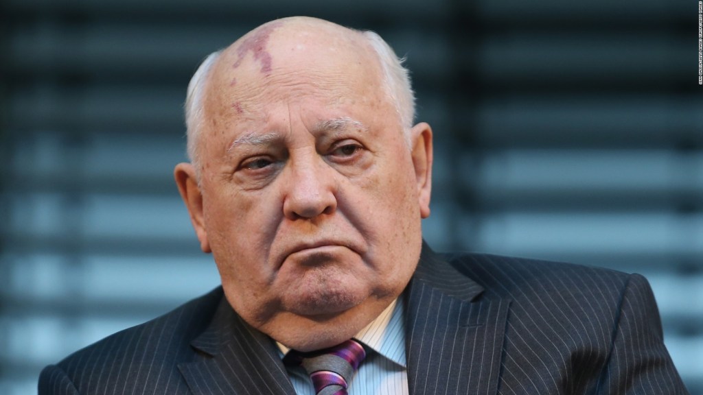 This was Mikhail Gorbachev, the last leader of the Soviet Union