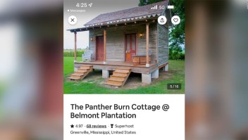 Disculpas por enlistar una 'cabaña de esclavos' en Airbnb