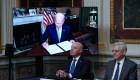 Biden signs an executive order to preserve the right to abortion in the US.