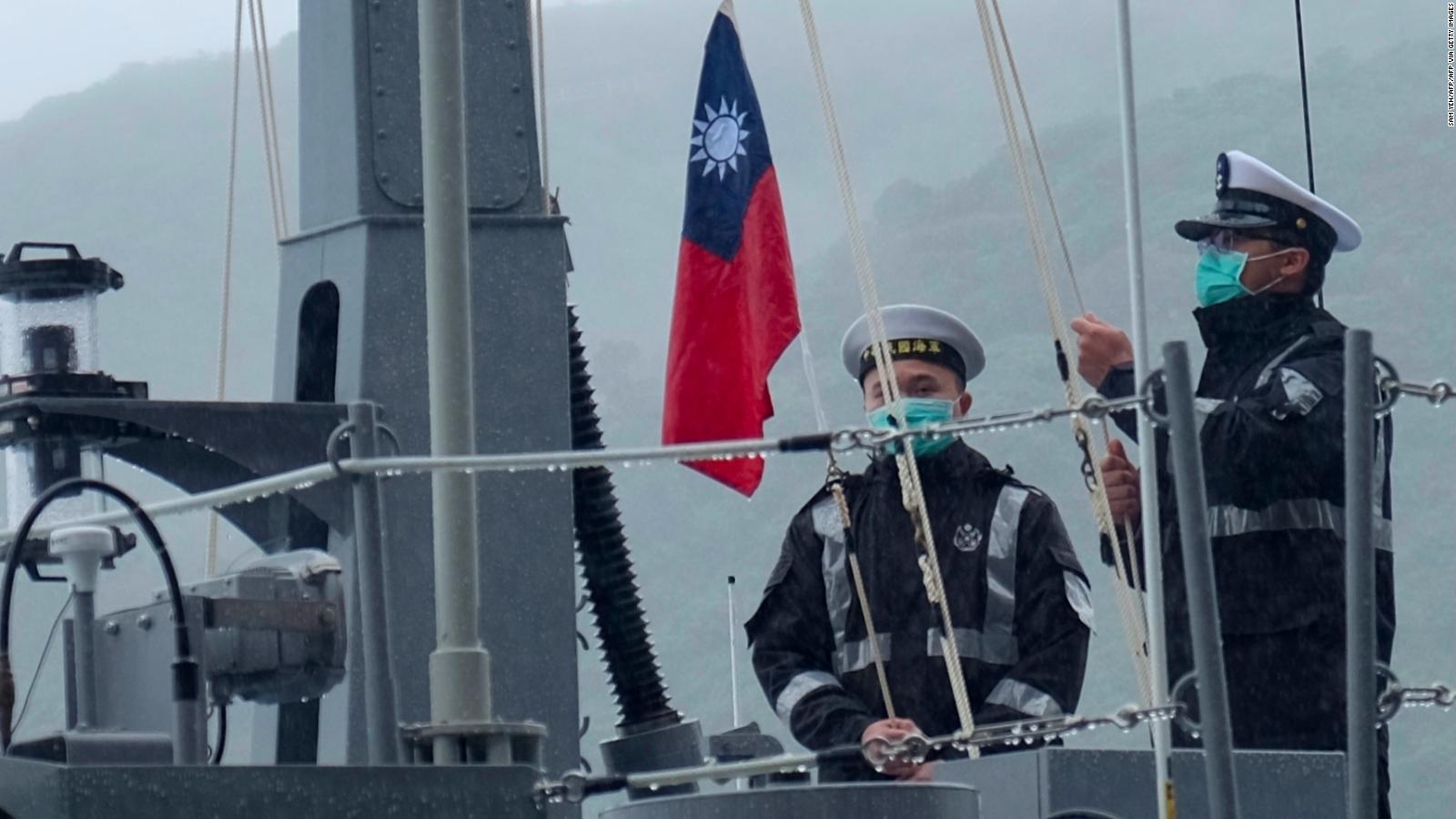 Taiwan says a soldier missing from an island off the Chinese coast has been found in China