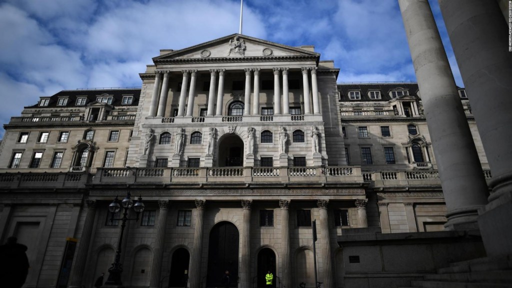 Banco de Inglaterra predice recesión
