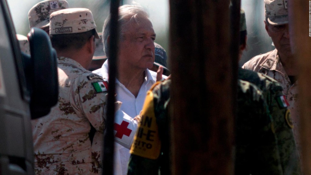 Así fue la visita de López Obrador durante las labores de rescate de los mineros en Coahuila