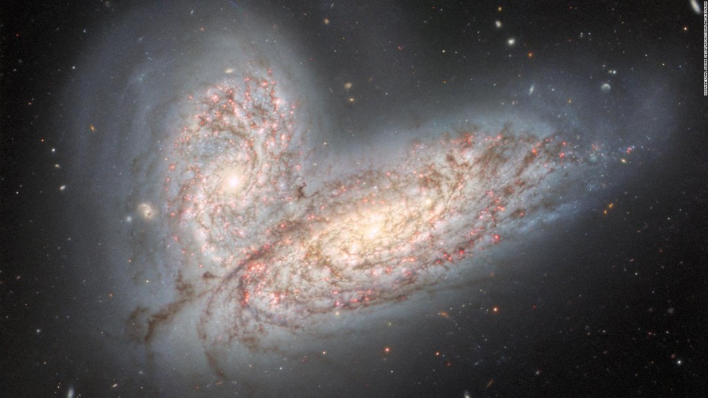 Interstellar collision in the Milky Way