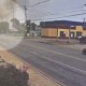 El momento de la explosión de una casa en Indiana