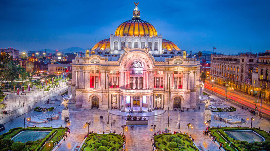 Ciudad de México Bellas Artes destinos
