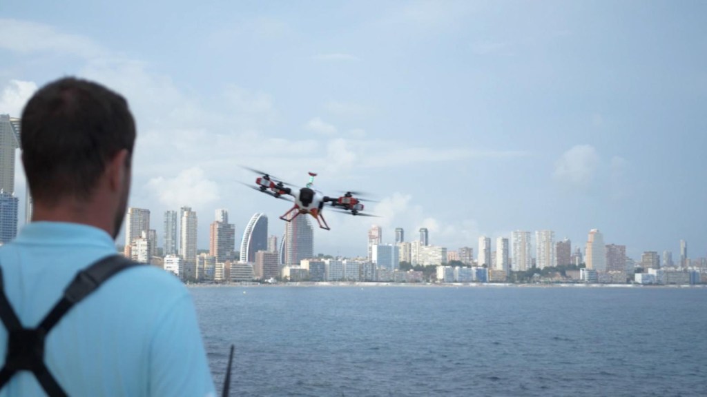 Lifesaving drone saves 14-year-old boy from drowning