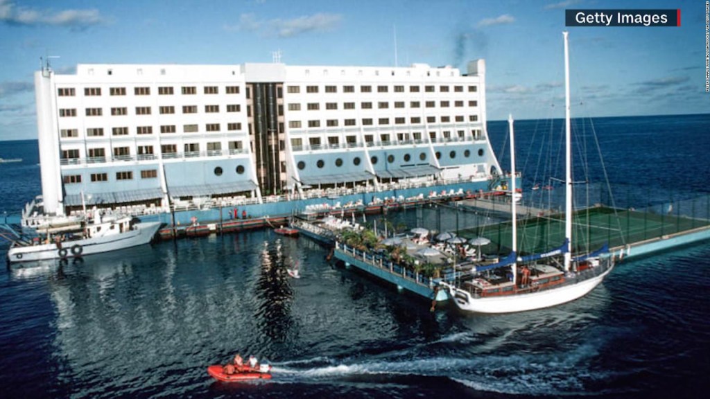 This is the fascinating story of the first floating hotel