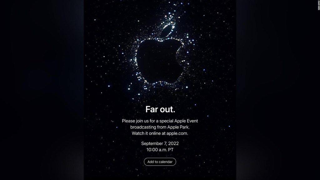 Apple envía invitaciones para una presentación en septiembre