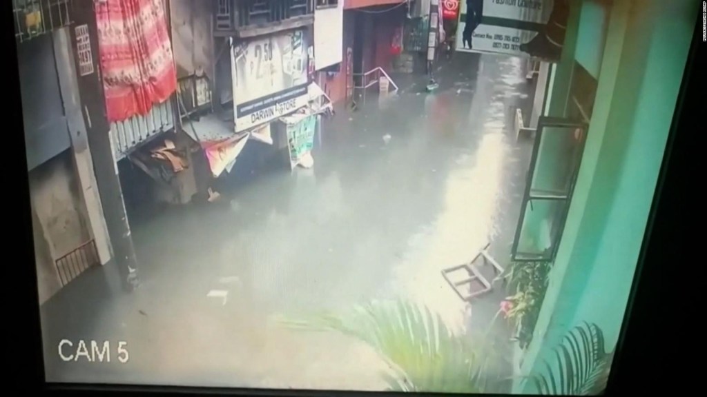 Timelapse muestra cómo se ven las inundaciones en Filipinas
