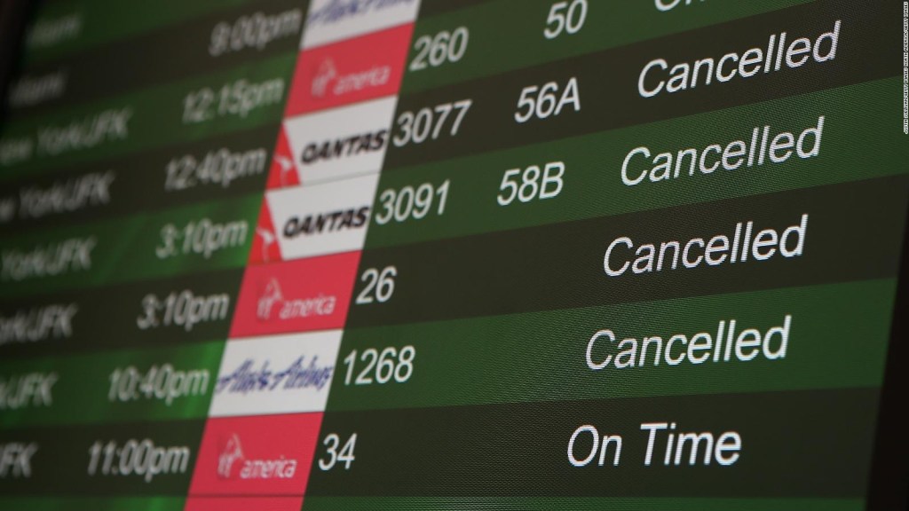 What does the law say about the rights of travelers before the cancellation of flights?