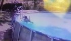 Niño salva a su madre de morir ahogada en una piscina