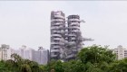 Video: India demolishes towers for violating building code