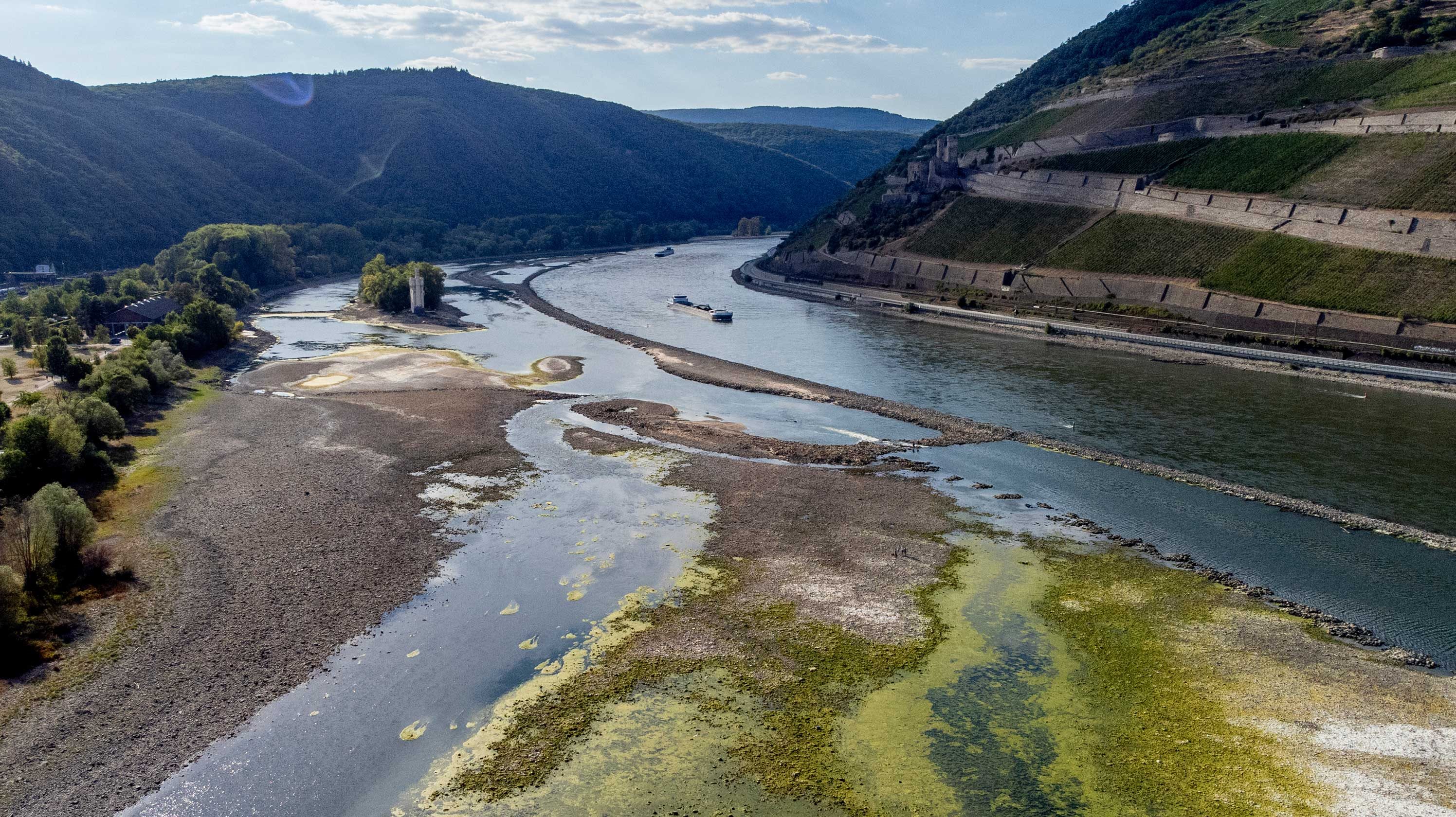 Ningún río de Europa está a salvo de la actual sequía: el caso de los cruceros fluviales y el turismo