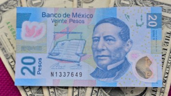 Billete de 20 pesos mexicanos de la familia F.