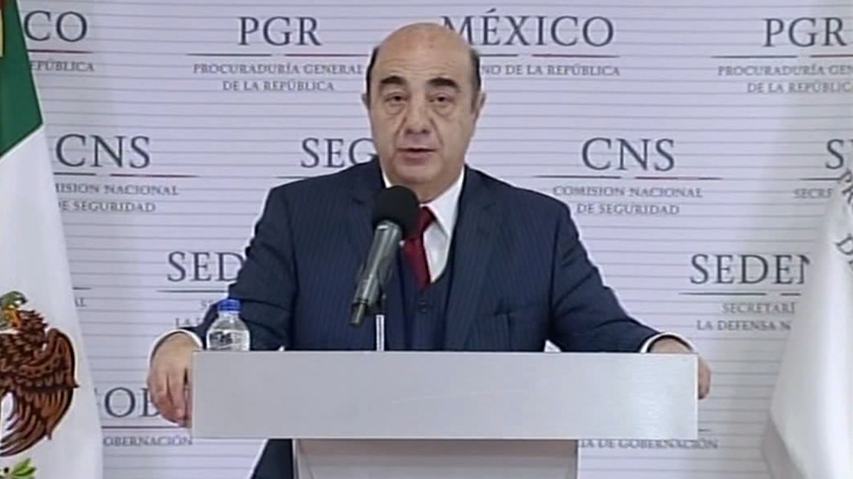 Detenido el exfiscal general de México, Jesús Murillo Karam
