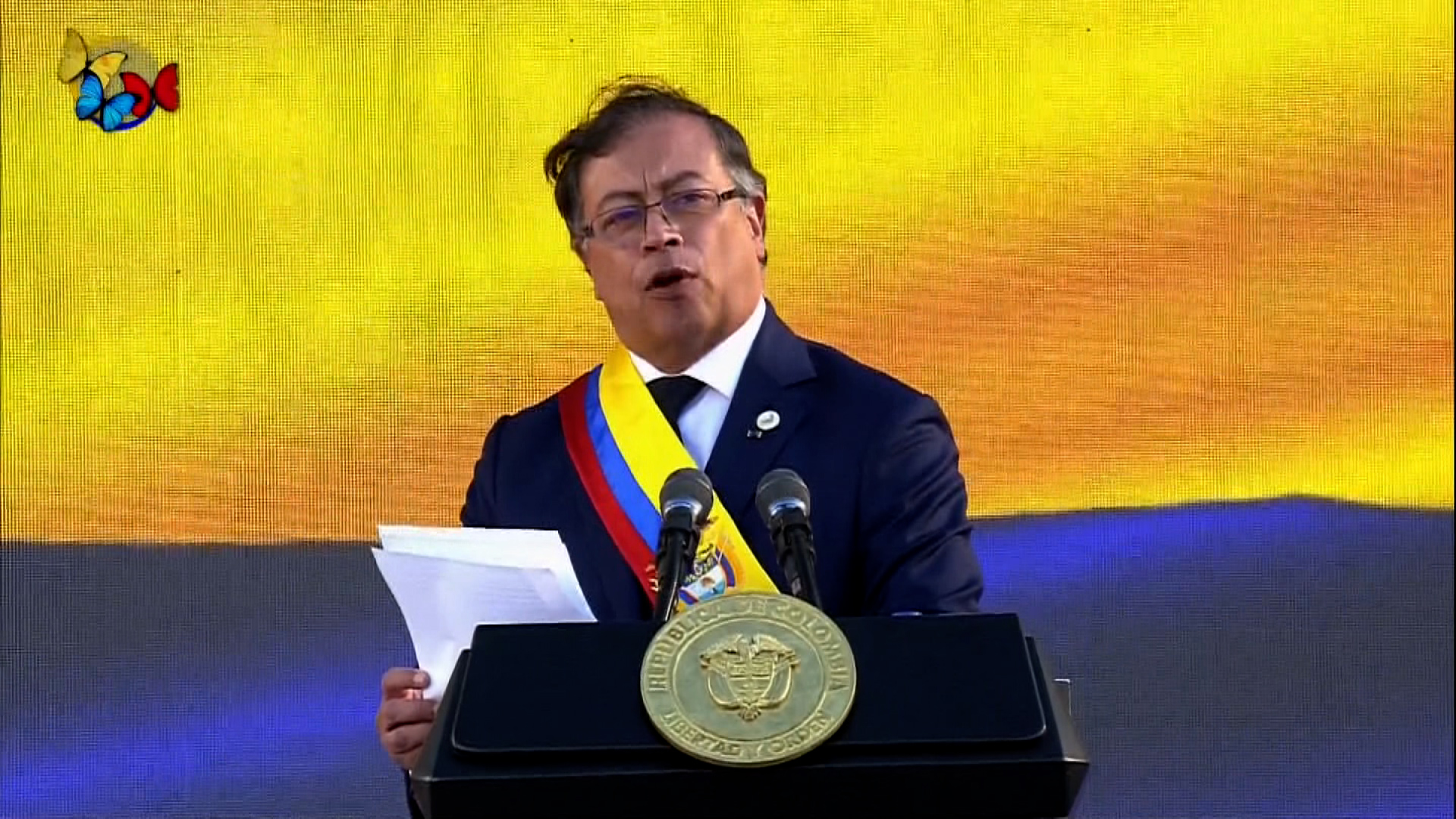 Gustavo Pedro's Inauguration As President Of Colombia Is Live