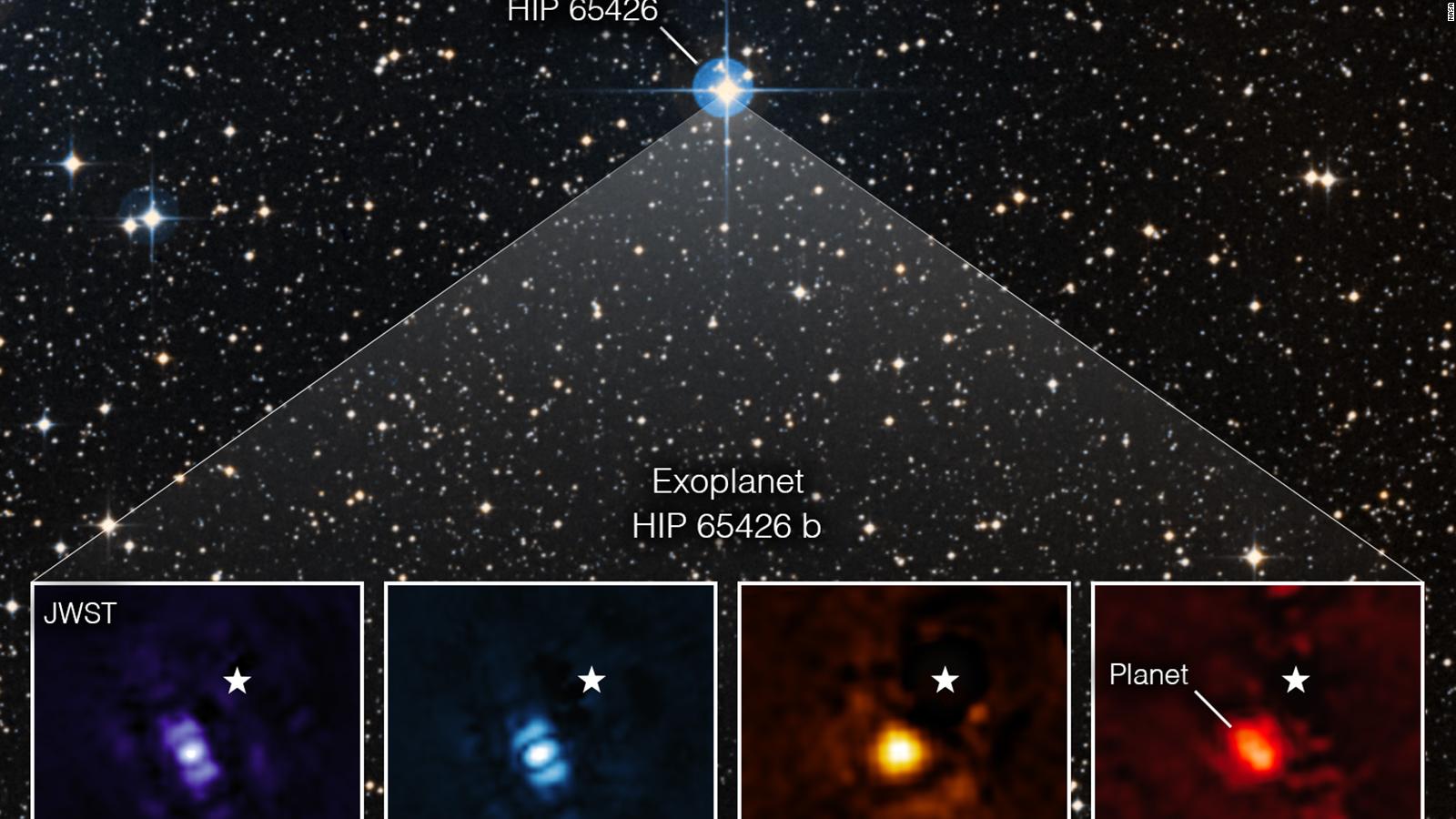The Webb Telescope captured the first direct image of an exoplanet