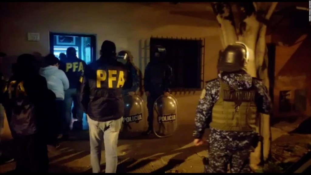 This is a raid on Cristina Fernandez's aggressor's home