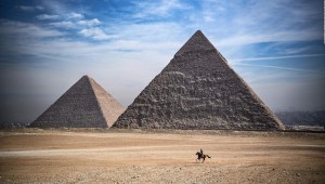 Egipcios utilizaron el rio Nilo para construir las pirámides