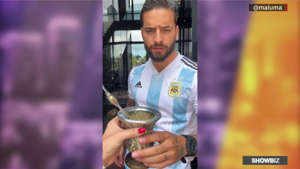 Maluma speaks with an Argentine accent to announce