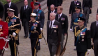 Mira la llegada de la familia real al funeral de la reina Isabel II