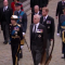 Mira la llegada de la familia real al funeral de la reina Isabel II