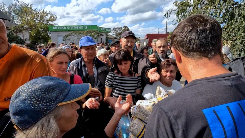 This is how they try to survive in the city of Izium, recently liberated from Russia