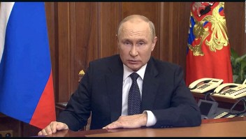 Putin anuncia "movilización parcial" de civiles para la guerra