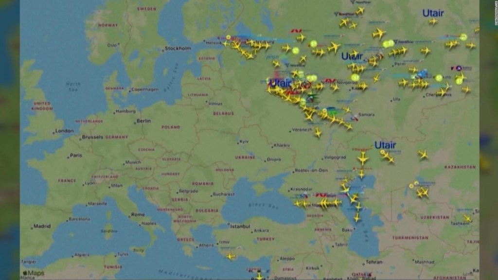 Tiket pesawat hilang untuk melarikan diri dari Rusia