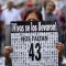 Caso Ayotzinapa: familiares protestan en Fiscalía de México