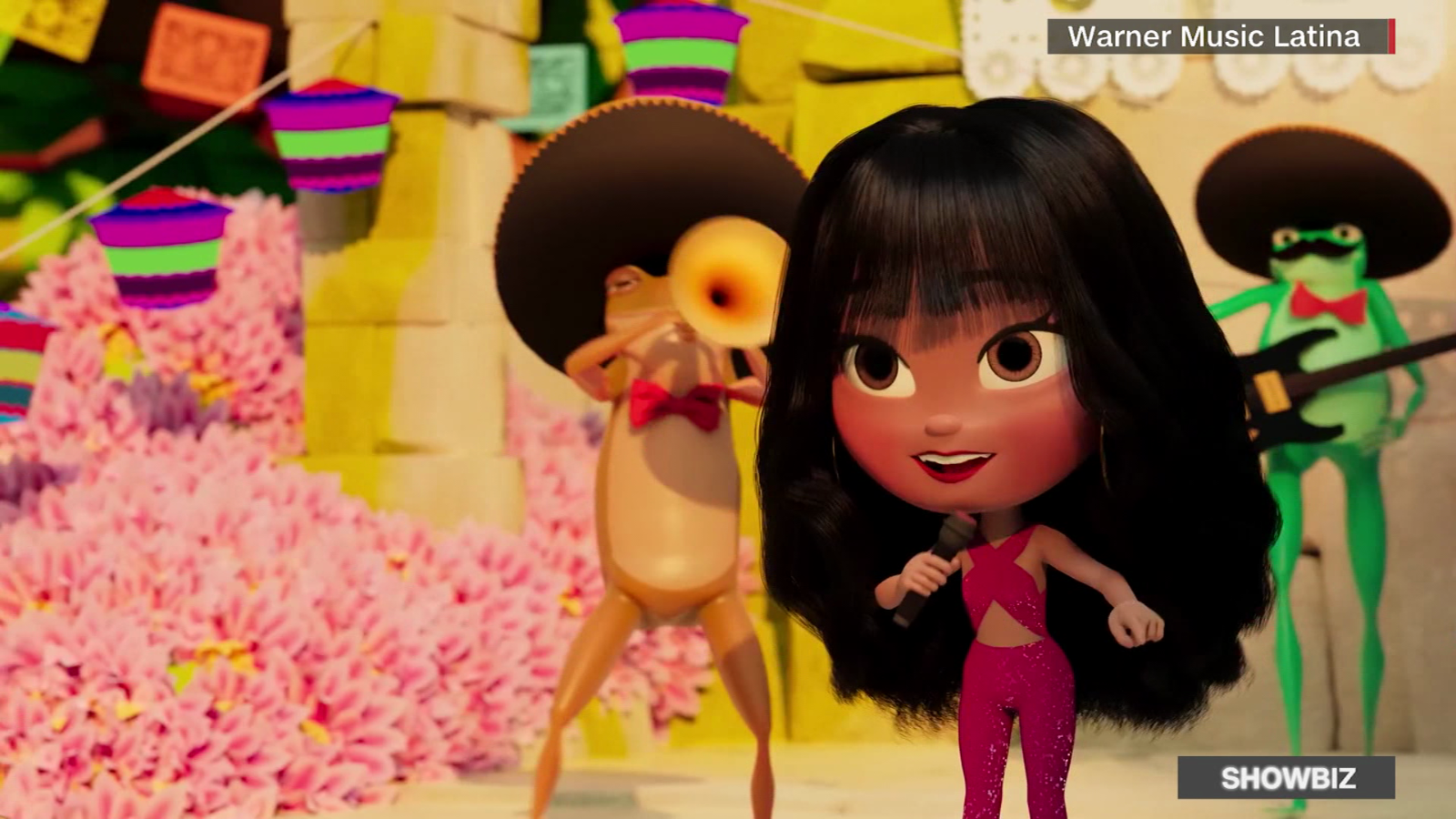 Selena Quintanilla's first animated music video released: 