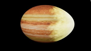 Este exoplaneta parece una pelota de NFL por un conflicto con su estrella