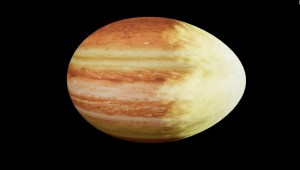 Este exoplaneta parece una pelota de NFL por un conflicto con su estrella