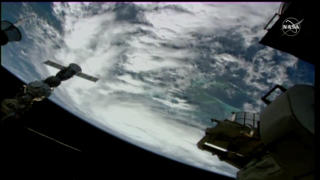 Stunning video shows Hurricane Ian from space