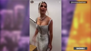 El sacrificio de Kim Kardashian para usar un vestido entallado