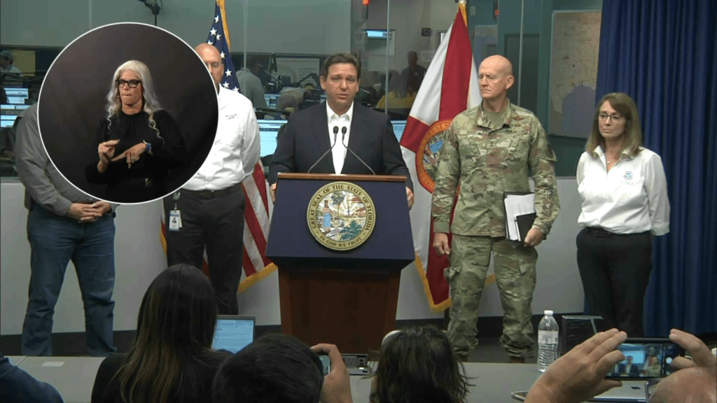 DeSantis warns of possible catastrophic flooding in Florida by Ian