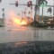 Cables caídos se incendian mientras llega el huracán Ian