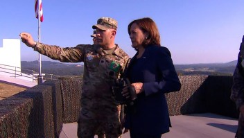 Kamala Harris visita zona desmilitarizada entre las dos coreas