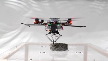 Conoce al dron en forma de avispa que trabaja en construcción