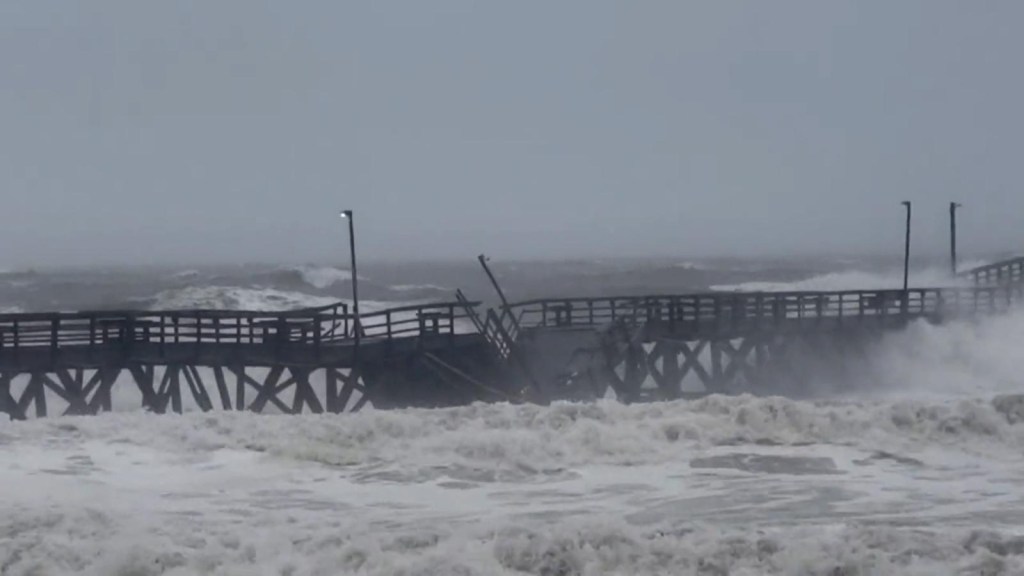 Cyclone causes partial pier collapse in South Carolina