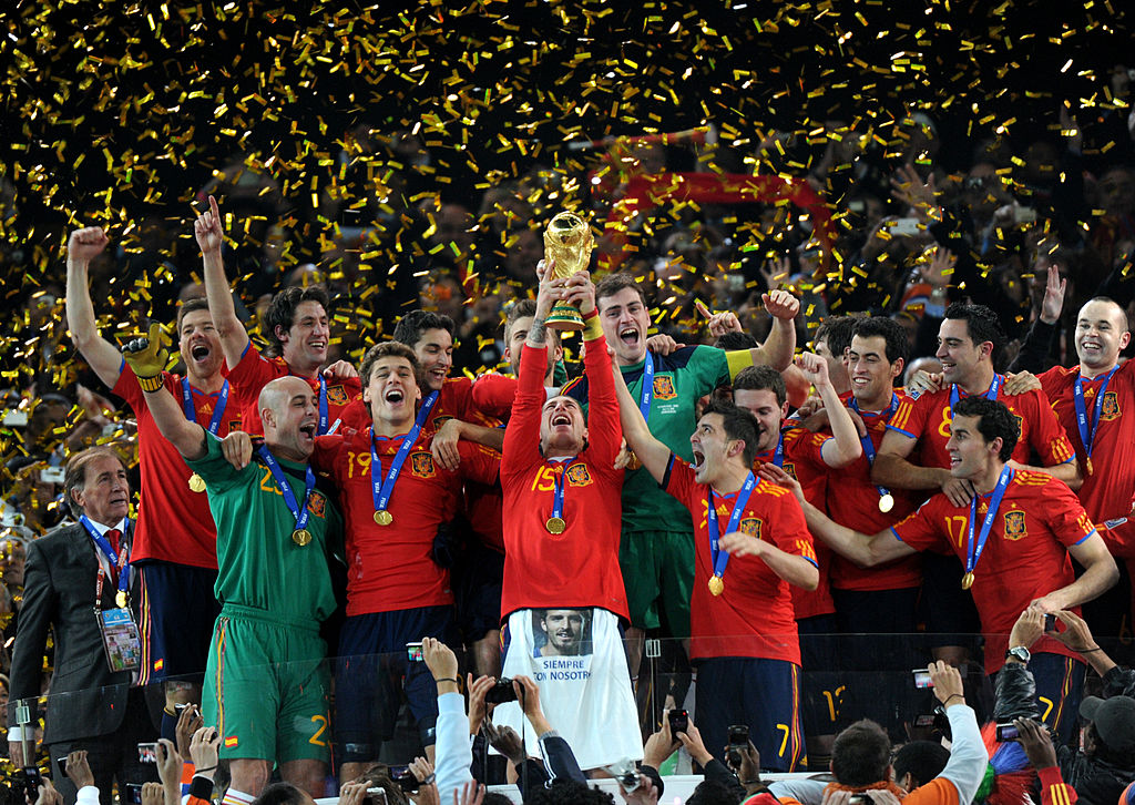 España logró su hazaña máxima en el fútbol en el Mundial en Sudáfrica. Así ha sido su participación en las últimas ediciones de la Copa Mundo