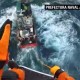 rescate en medio del mar