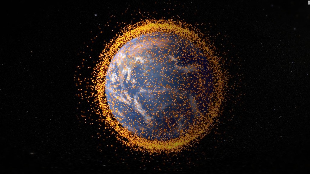 Climate change increases risk of space debris