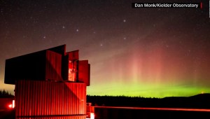 Espectaculares imágenes de auroras boreales sobre Inglaterra
