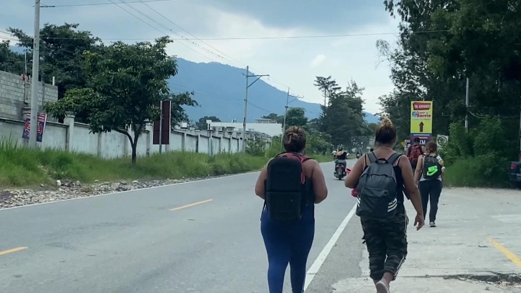Crece el número de migrantes sudamericanos que cruzan desde Guatemala
